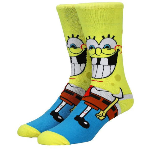 SPONGEBOB SMILE ANIMIGOS 360 CHARACTER SOCKS