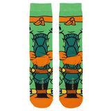 TEENAGE MUTANT NINJA TURTLES MICHELANGELO ANIMIGOS 360 CHARACTER SOCKS