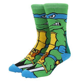 TEENAGE MUTANT NINJA TURTLES LEONARDO ANIMIGOS 360 CHARACTER SOCKS