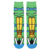 TEENAGE MUTANT NINJA TURTLES LEONARDO ANIMIGOS 360 CHARACTER SOCKS