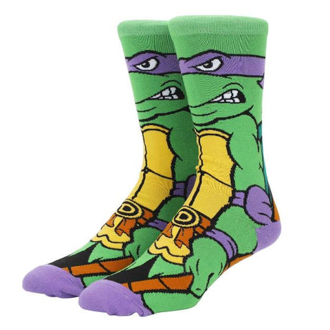 TEENAGE MUTANT NINJA TURTLES DONATELLO ANIMIGOS 360 CHARACTER SOCKS
