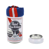 PABST BLUE RIBBON 2 PAIR CREW BEER CAN SET