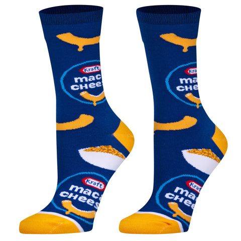 Cool Socks - Kraft Mac & Cheese - Womens Crew Folded