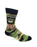 Fabdaz - Grill Sergeant Cookout Grilling BBQ Men's Novelty Crew Socks