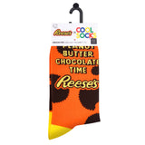 Cool Socks - Peanut Butter Chocolate Time - Womens Crew Folded