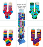 Fabdaz - Think Happy Thoughts Make Today Amazing Women's Crew Socks