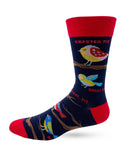 Fabdaz - I Heart Tits Men's Novelty Crew Socks