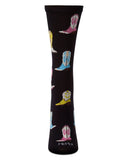 Infinity Classics International Inc. - Sassy Boots Bamboo Crew: Crystal Rose / 9-11