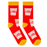 Crazy Socks - Cup Noodles - Mens Crew Folded (Crazy Socks)