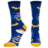 Cool Socks - Kraft Mac & Cheese - Womens Crew Folded
