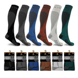 Extreme Fit Wholesale - KNEE-HIGH COMPRESSION SOCKS - ASSORTED DESIGNS: Sports / Large/XL