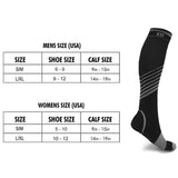 Extreme Fit Wholesale - KNEE-HIGH COMPRESSION SOCKS - ASSORTED DESIGNS: Sports / Large/XL