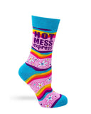 Fabdaz - Hot Mess Express Women's Crew Socks