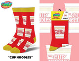 Crazy Socks - Cup Noodles - Mens Crew Folded (Crazy Socks)
