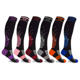 Extreme Fit Wholesale - KNEE-HIGH COMPRESSION SOCKS - ASSORTED DESIGNS: Sports / Large/XL