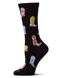 Infinity Classics International Inc. - Sassy Boots Bamboo Crew: Crystal Rose / 9-11