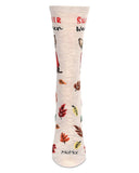 Infinity Classics International Inc. - Women's Sweater Weather Bamboo Crew Socks: Oatmeal Heather / 9-11