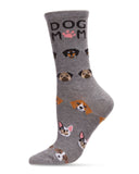 Women's Dog Mom Bamboo Crew Socks