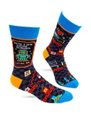 Fabdaz - Real Men Wear Scrubs Men's Novelty Crew Socks