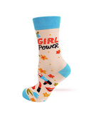 Fabdaz - Girl Power Empowering Women's Crew Socks