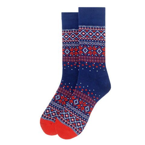 Men's Vintage Winter Pattern Novelty Socks