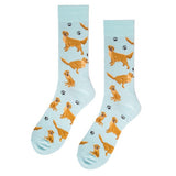 Men's Golden Retriever Dog Novelty Socks