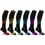 Extreme Fit Wholesale - KNEE-HIGH COMPRESSION SOCKS - ASSORTED DESIGNS: Sports / Large/XL