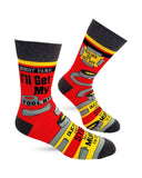 Fabdaz - Nobody Panic I'll Get My Tool Kit Men's Novelty Crew Socks