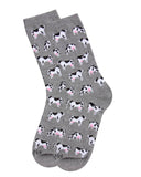 Infinity Classics International Inc. - MeMoi Cows Bamboo Blend Crew Socks: Confetti Pink / 9-11