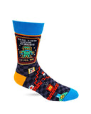 Fabdaz - Real Men Wear Scrubs Men's Novelty Crew Socks