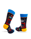 Fabdaz - Real Men Wear Scrubs Men's Novelty Crew Socks