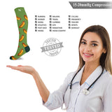 Extreme Fit Wholesale - Food Lovers Pain Relief Compression Socks - 3 ASST STYLES: Large/XL