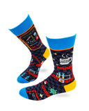 Fabdaz - Real Men Wear Scrubs Men's Novelty Crew Socks