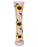 Infinity Classics International Inc. - Majestic Sunflower Bamboo Blend Crew Socks: Powder Pink / 9-11