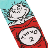 The Cat In The Hat Thing 1 & Thing 2 Buddy Mens Casual Crew Sock