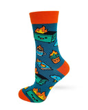 Fabdaz - Everything Is Fine Dumpster Fire Women's Crew Socks
