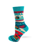 Fabdaz - Chill Mode Activated Capybara Women's Crew Socks