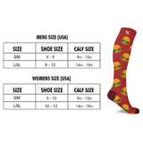 Extreme Fit Wholesale - Food Lovers Pain Relief Compression Socks - 3 ASST STYLES: Large/XL