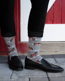 Infinity Classics International Inc. - MeMoi Show Pony Bamboo Blend Crew Socks: Denim Heather / 9-11