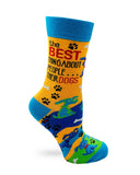 Fabdaz - Best Thing About People...Their Dogs Women's Crew Socks