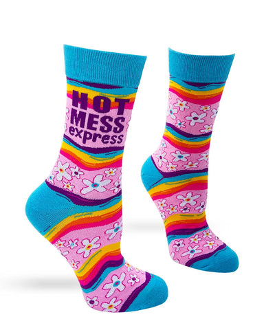 Fabdaz - Hot Mess Express Women's Crew Socks