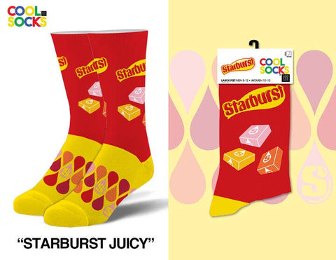 Cool Socks - Starburst Juicy - Mens Crew Folded