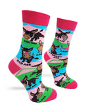 Fabdaz - Asses - Smart, Dumb, Kick, Bad, Tight, Wise, Etc - Women's Crew Socks