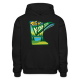 Minnesota Whimsical State Logo Gildan Heavy Blend Adult Hoodie - black