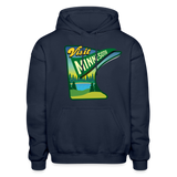 Minnesota Whimsical State Logo Gildan Heavy Blend Adult Hoodie - navy