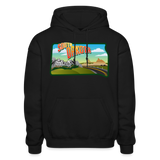 South Dakota Whimsical State Logo Heavy Blend Adult Hoodie - black