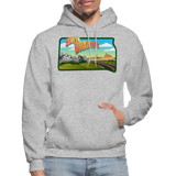 South Dakota Whimsical State Logo Heavy Blend Adult Hoodie - heather gray