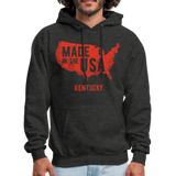Kentucky - Made in the USA Men's Hoodie - charcoal grey