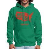 Kentucky - Made in the USA Men's Hoodie - kelly green