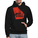 Georgia - Made in Georgia Heavy Blend Adult Hoodie - black